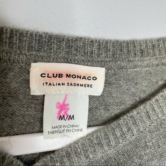Club Monaco Color Block Cashmere Sweater - Picture 5 of 6